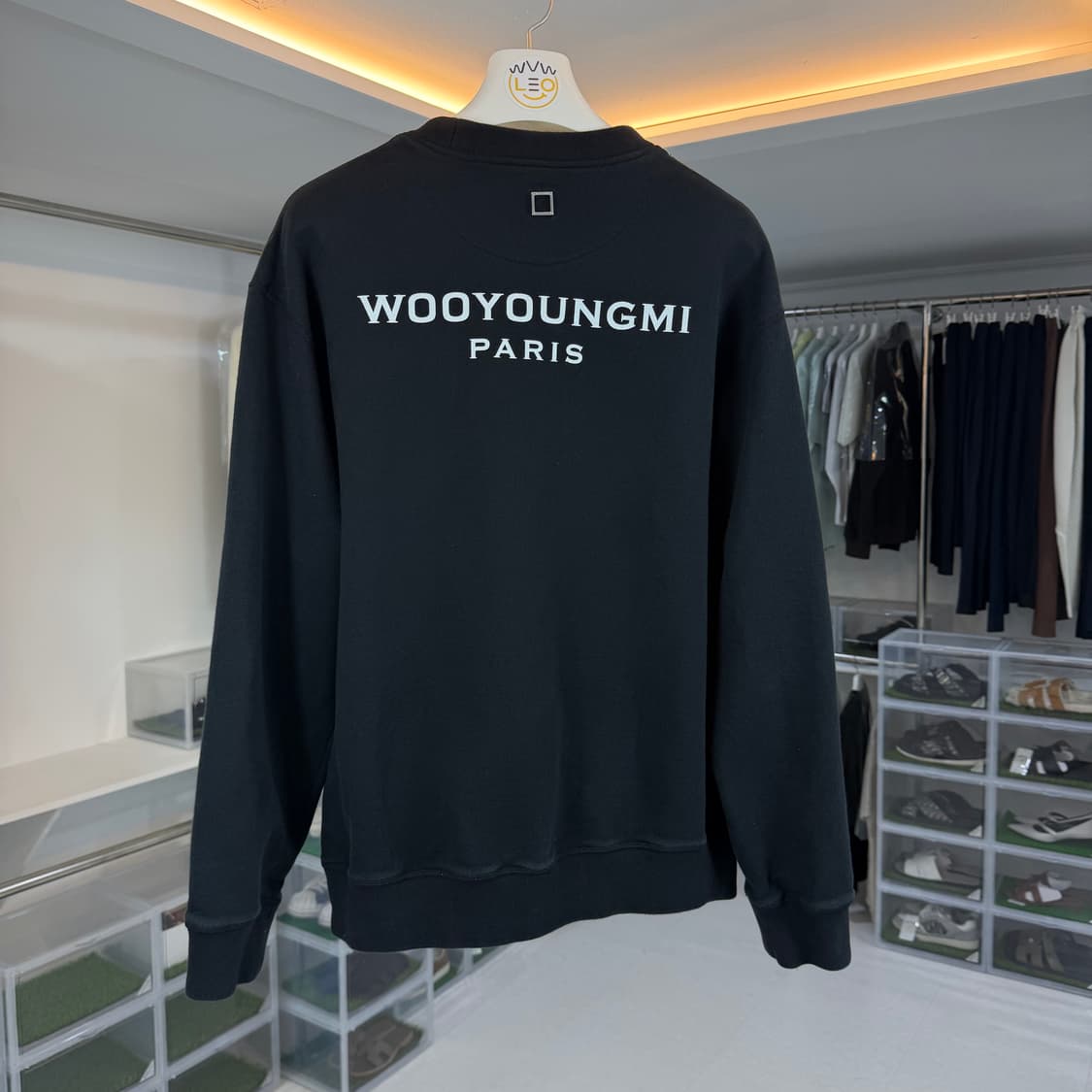 [리오브전포점] 우영미 코튼 백로고 스웨트셔츠 맨투맨 50 상품이미지1