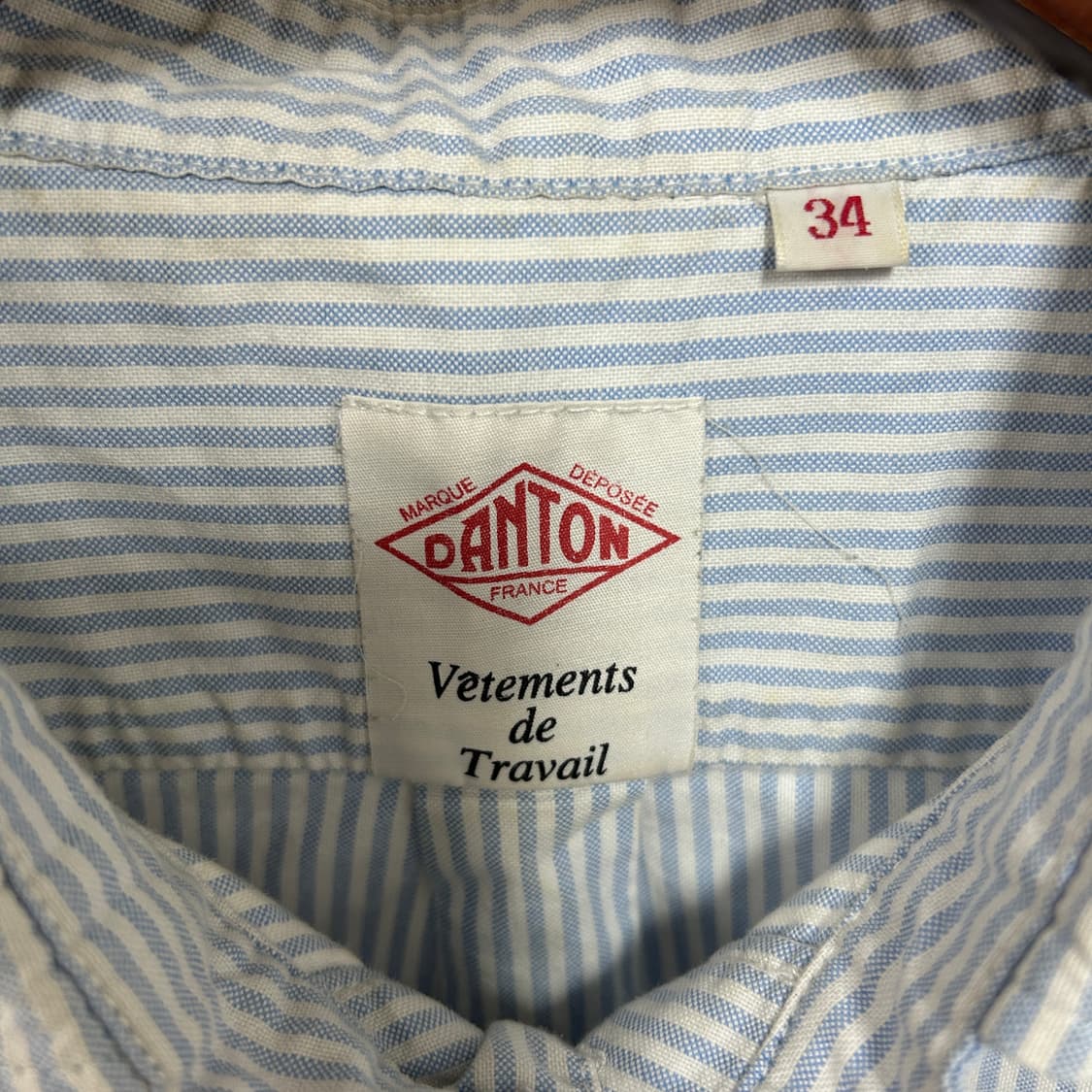 단톤 스트라이프 반팔 셔츠 상품이미지6