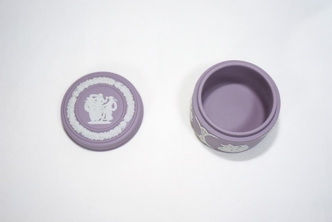 [영국엔틱] 웨지우드 제스퍼웨어 필박스 주얼리박스 보석함 _ 라일락 상품이미지2