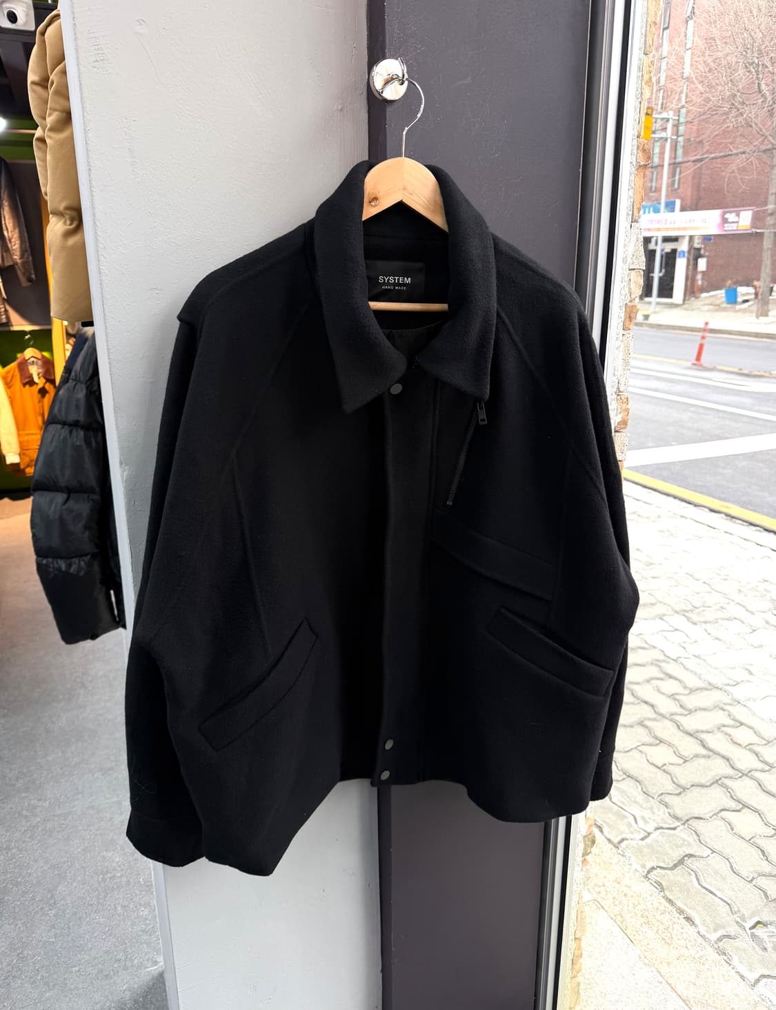 105/ 시스템옴므 24FW 캐시미어 블랜딩 숏코트 자켓 상품이미지2