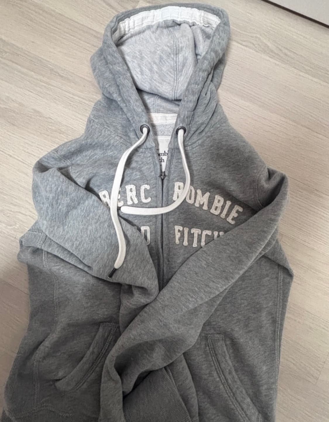 아베크롬비 후드집업 그레이 s 상품이미지1