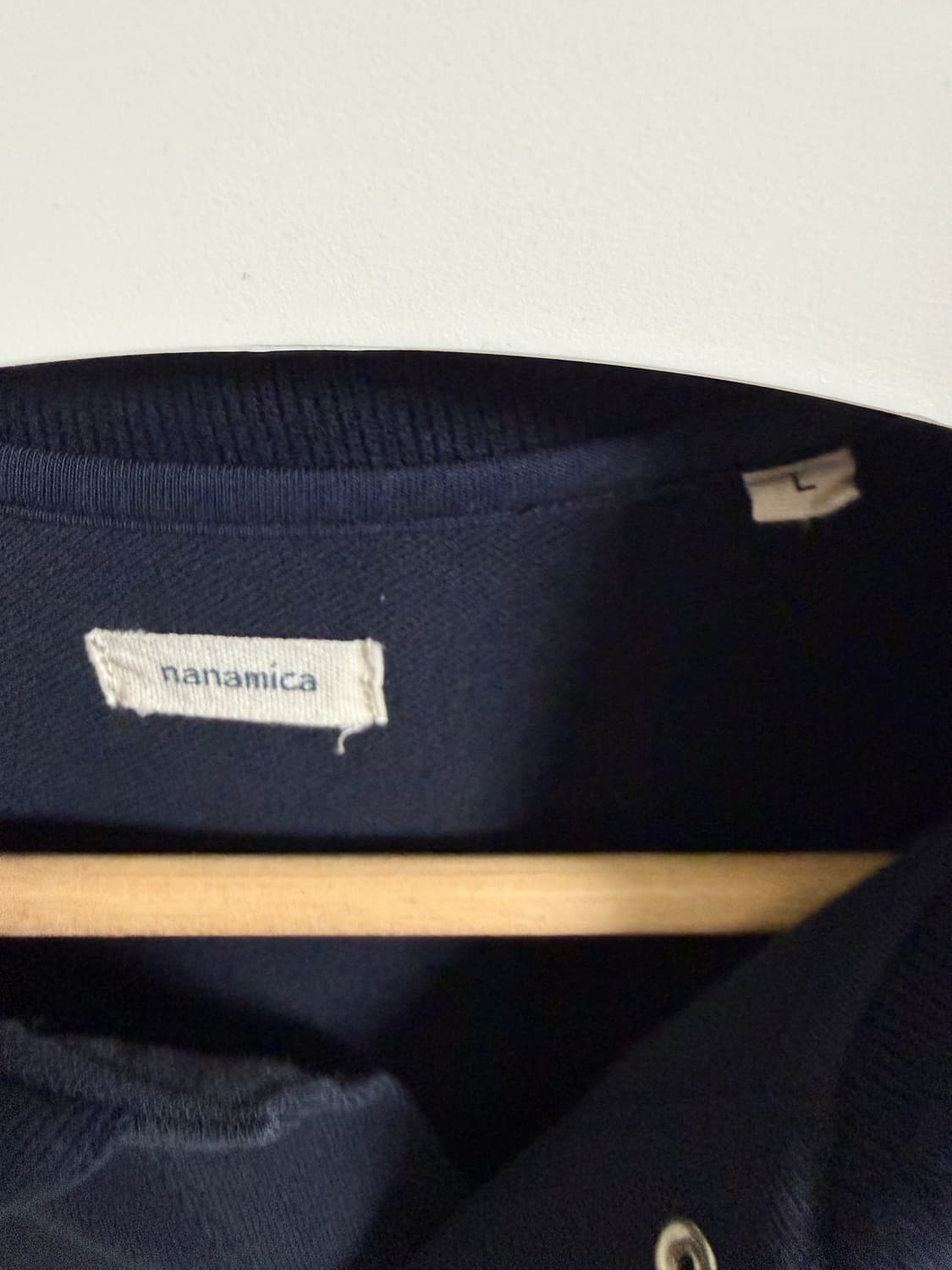 나나미카 25ss 폴로셔츠 네이비 상품이미지3