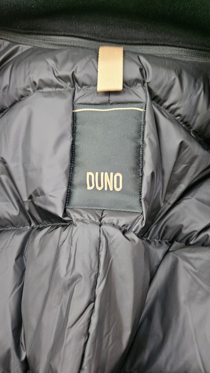 (정품) 두노 (DUNO) 블랙 벨티드 겨울덕다운롱패딩 코트 상품이미지7