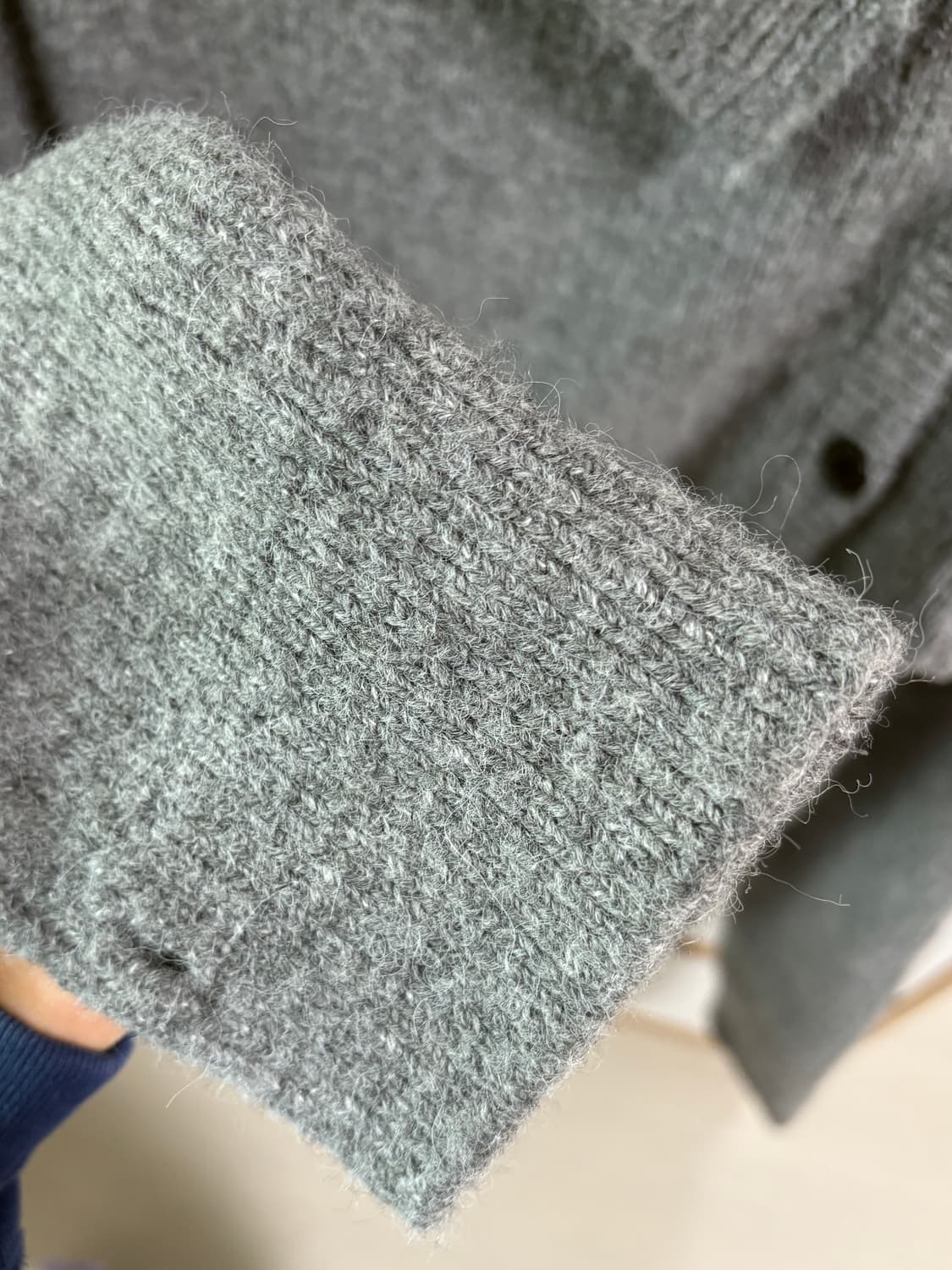 미세키서울 니트 ( Side button knit GREY ) 상품이미지4