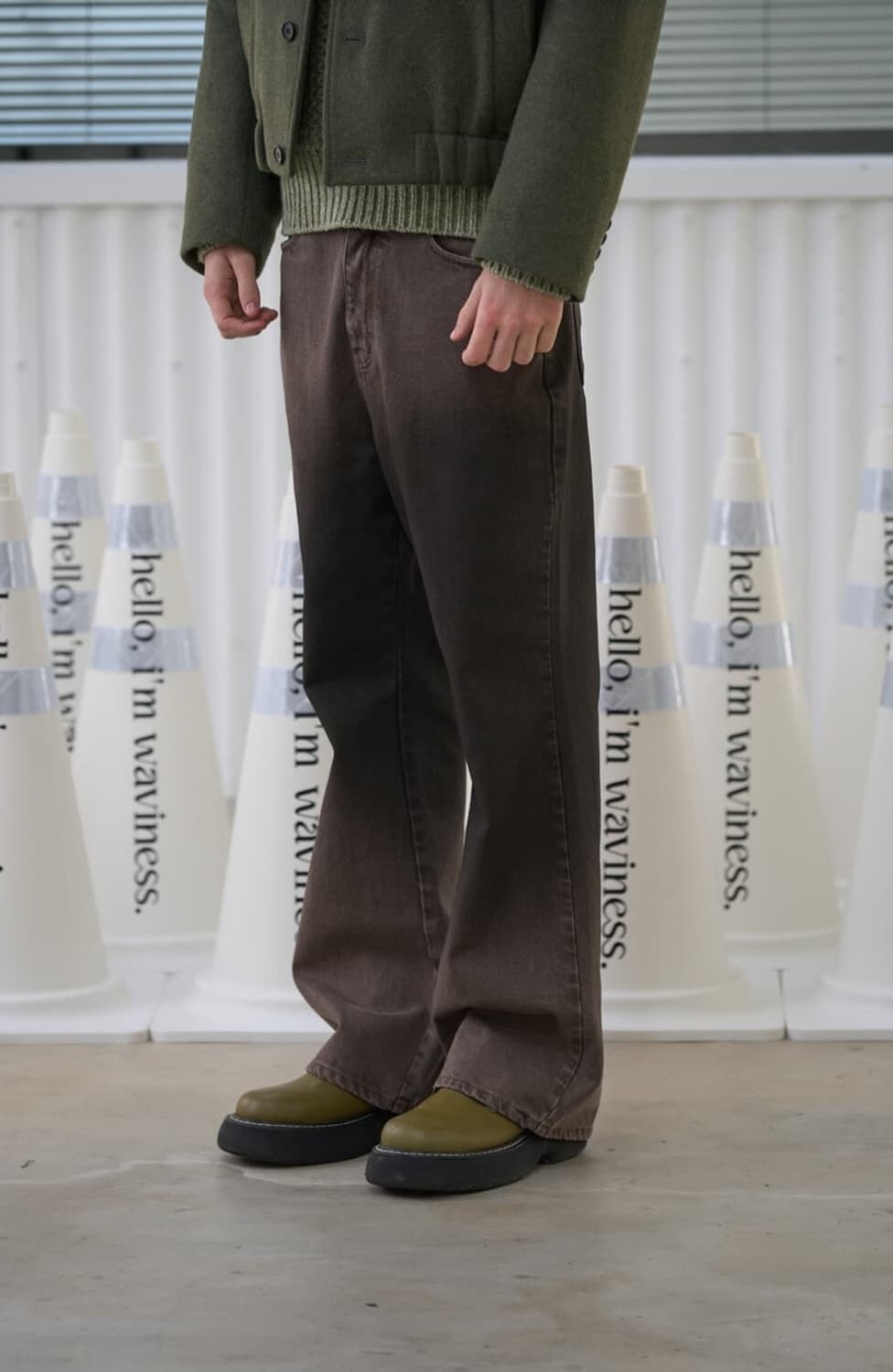 3)웨이비니스 그라데이션 플레어팬츠  상품이미지1