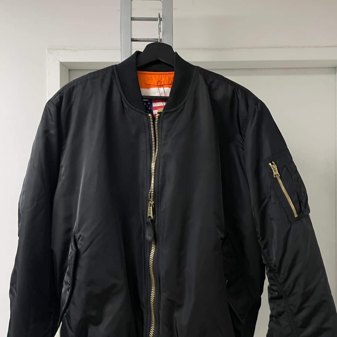 알파인더스트리 ma-1 항공 자켓 블랙 L 상품이미지2