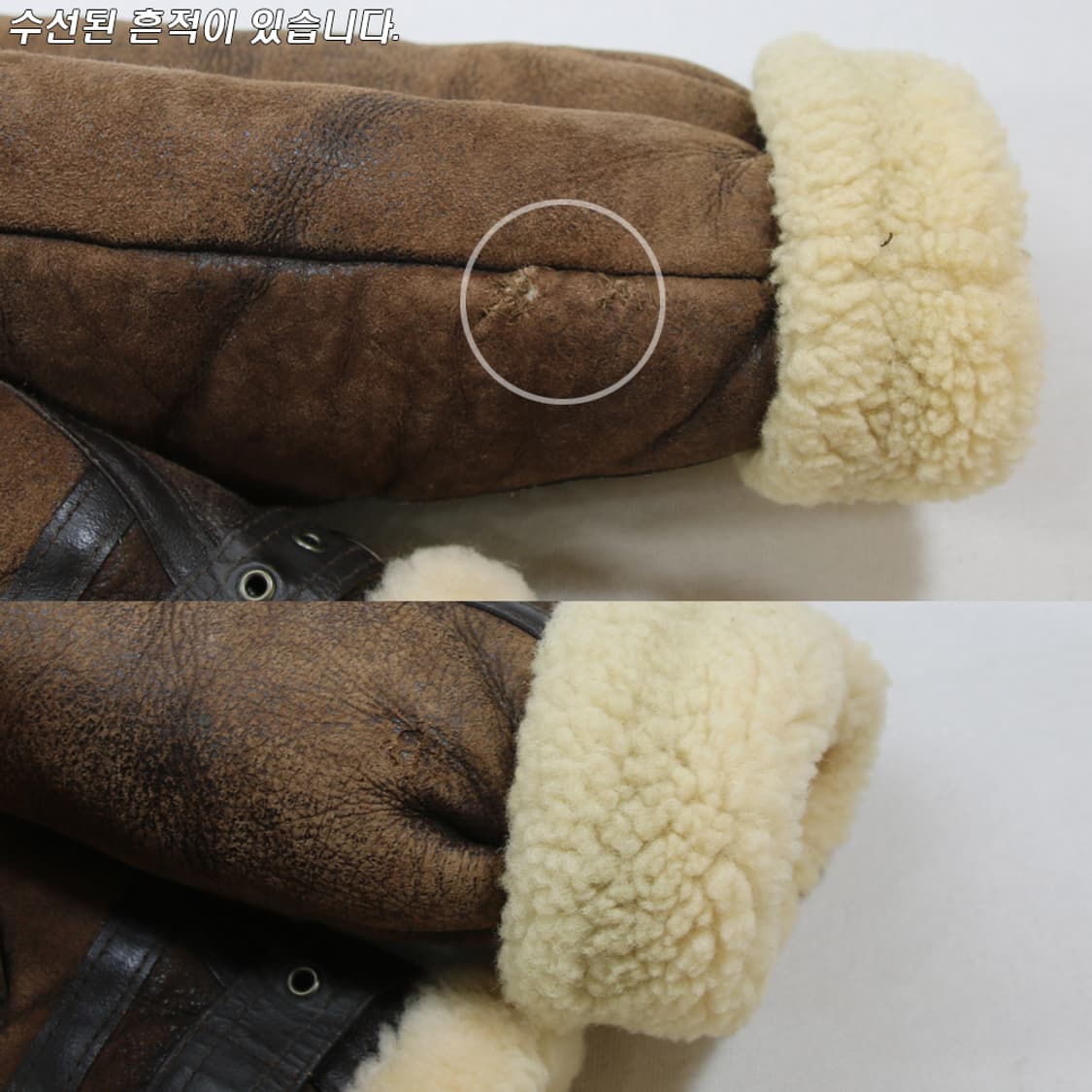 (착용컷) U.S.A.A.F. B-3 무스탕 (남성용 103) 상품이미지7