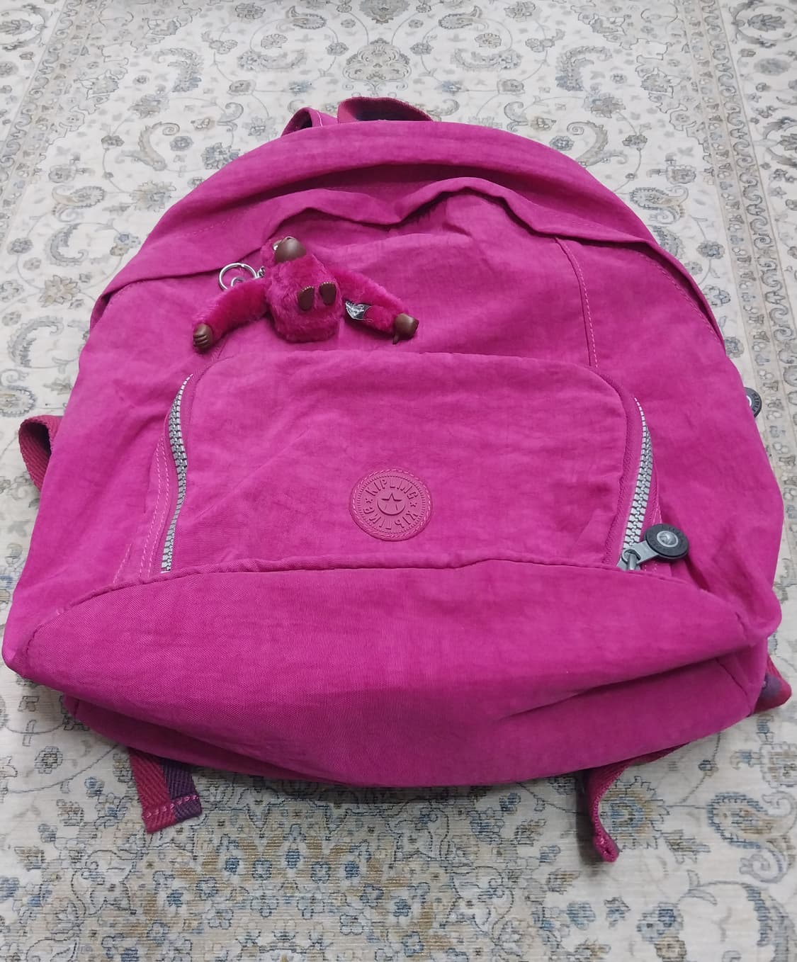 키플링 백팩 핑크색 + 키링 포함 상품이미지2