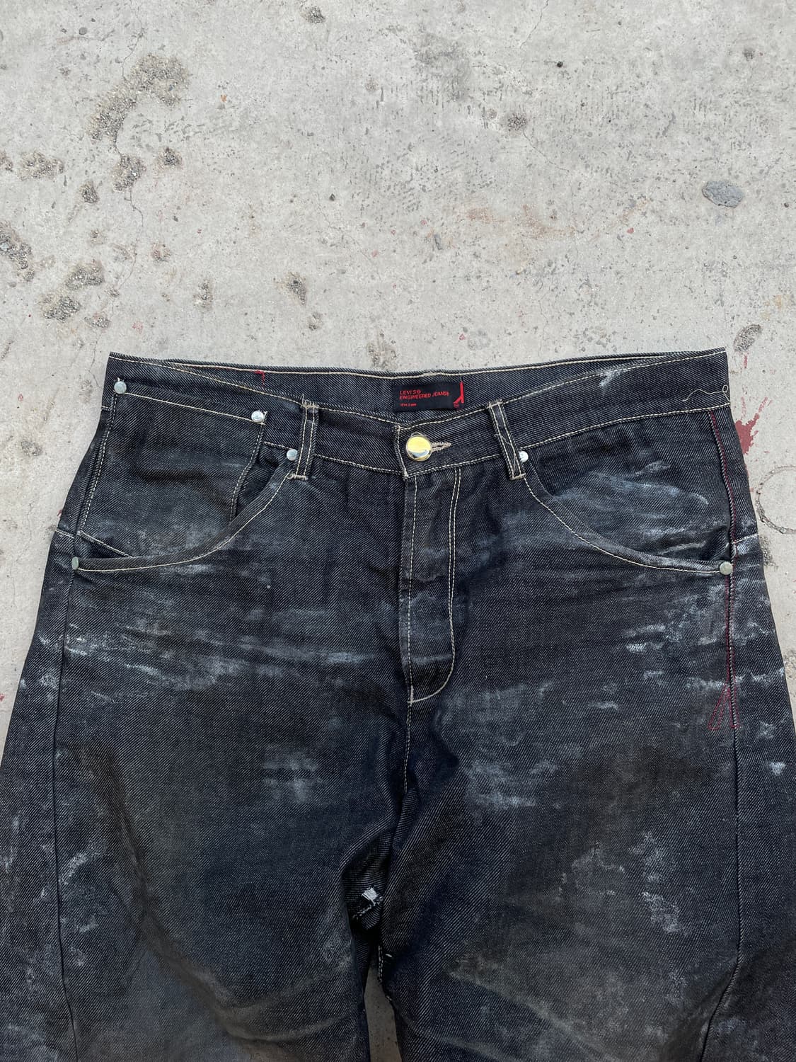 00s Levi’s Engineered Distressed Denim 상품이미지5