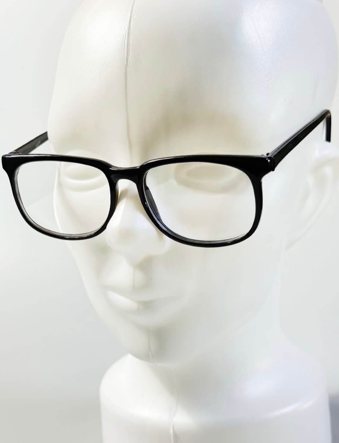 90s 클래식 블랙 뿔테 스퀘어 빈티지 안경 상품이미지8