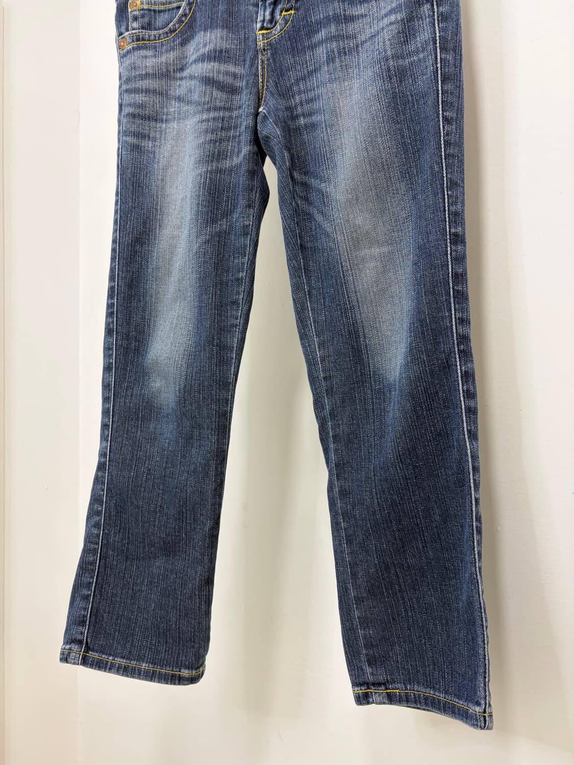 Vienus Jean  y2k 데님 카프리 팬츠 바지 상품이미지6