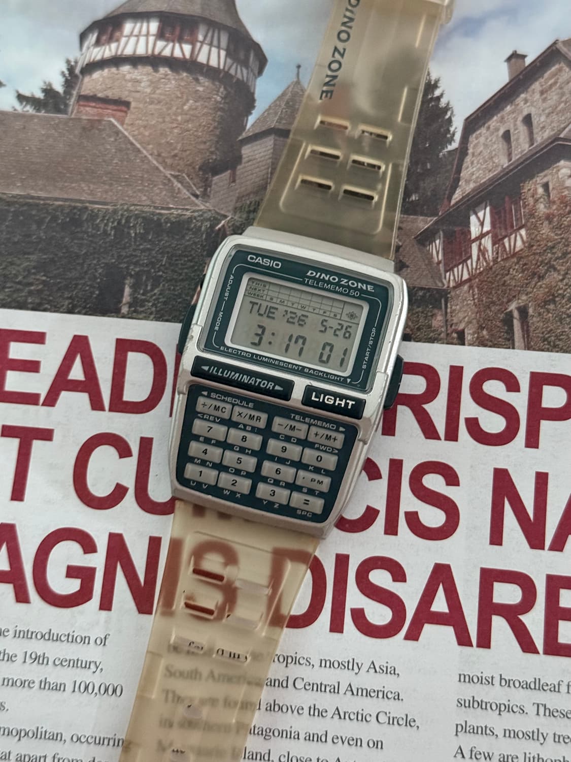 Casio 카시오 DBC-63 다이노 스켈레톤 한정판 Date Bank 상품이미지1