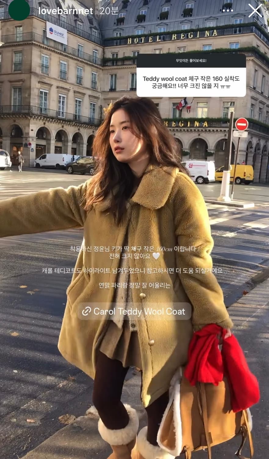 더바넷 캐롤 테디 울 코트 carol teddy wool coat 상품이미지6