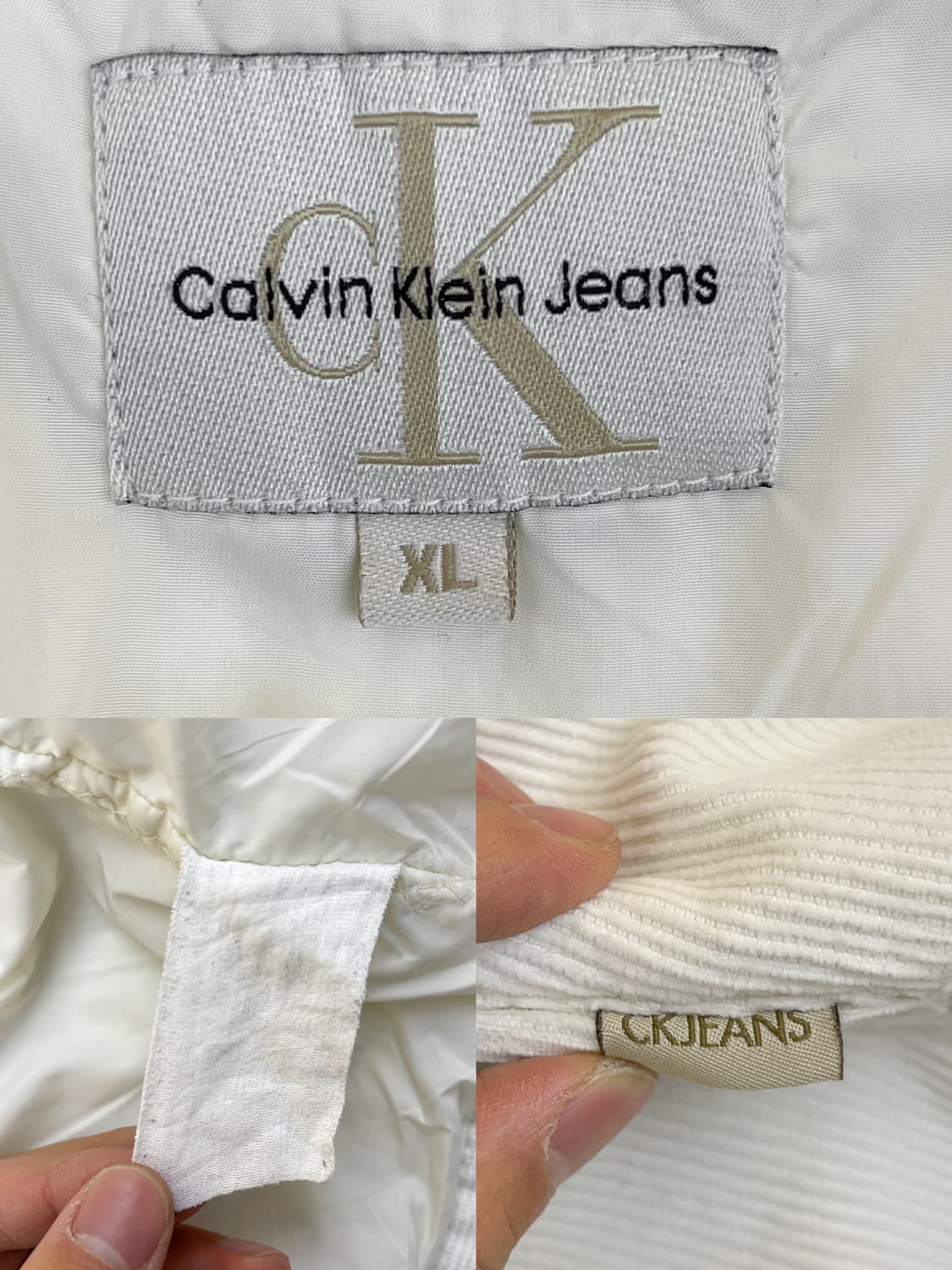 캘빈클라인 진빈클라인 진 투웨이 코듀로이 바이커 자켓 상품이미지9