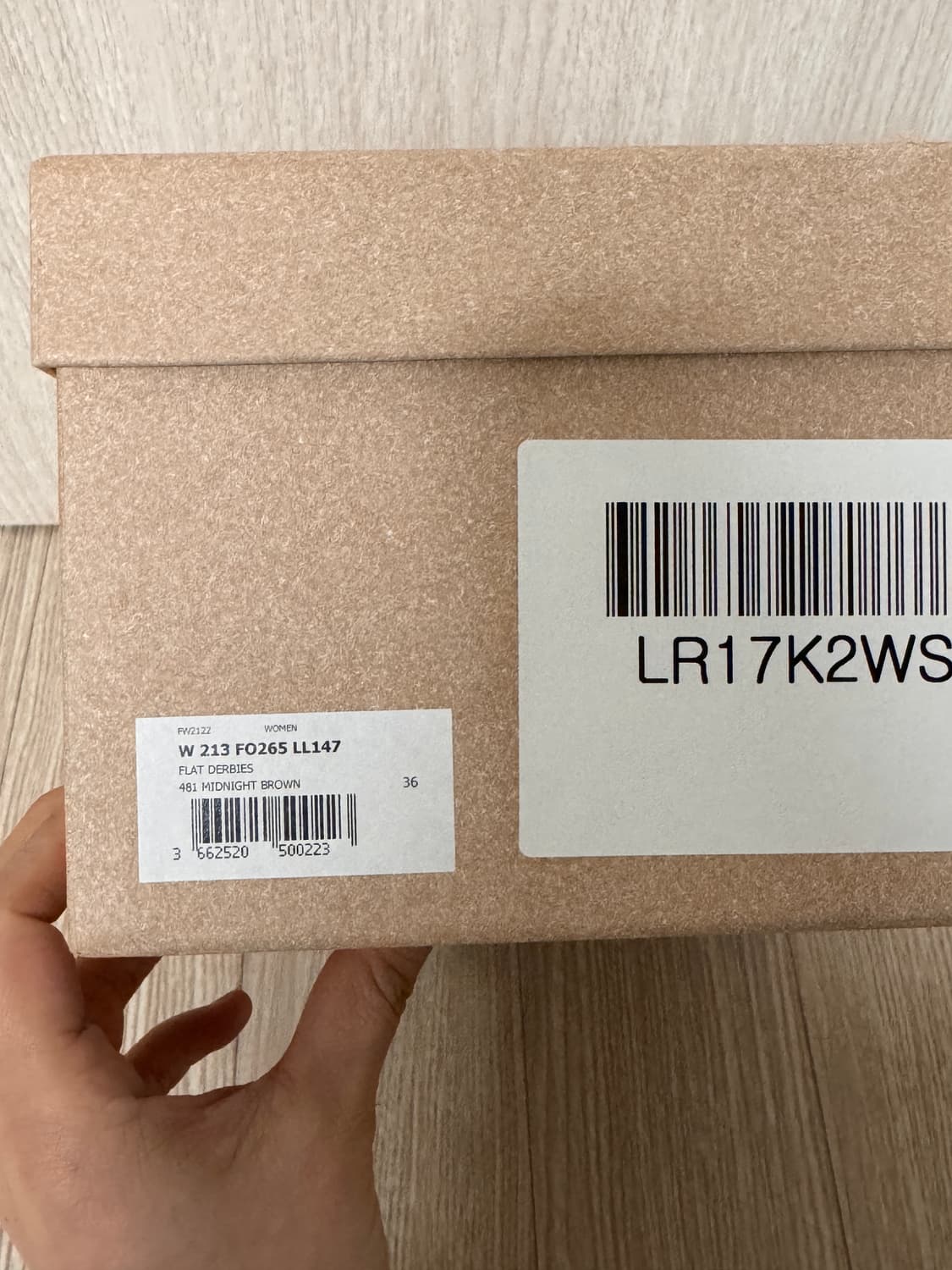 LEMAIRE 플랫 더비슈즈 36 (브라운) 상품이미지7