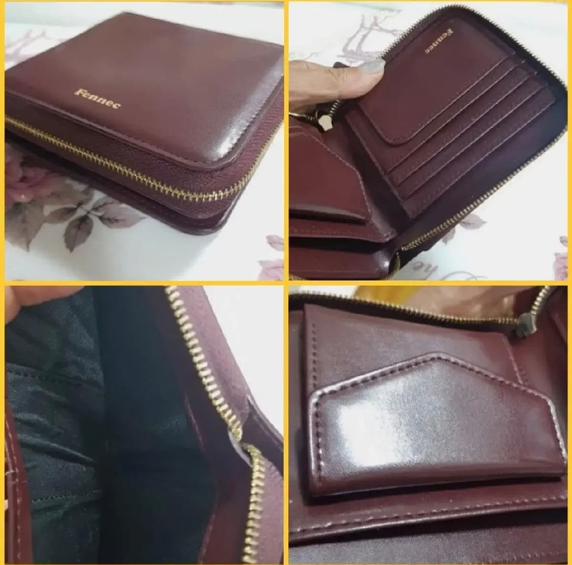 20만원구입 가을버건디 정품사막여우 fennec 여성지갑 s급 상품이미지3
