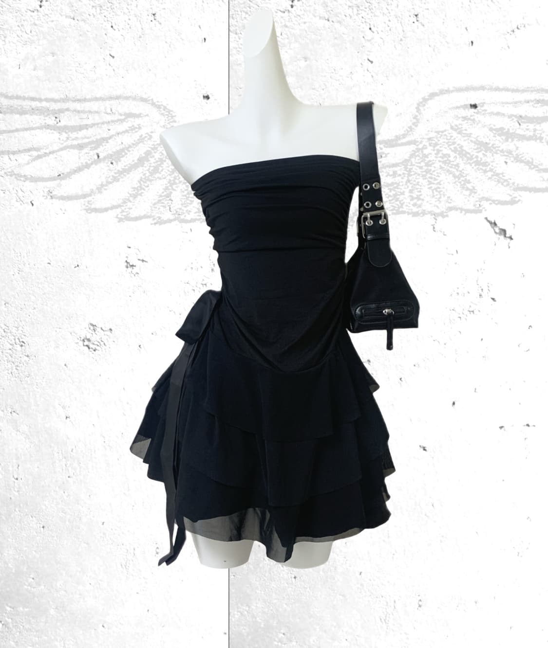 Noir Pixie black One-piece 상품이미지1
