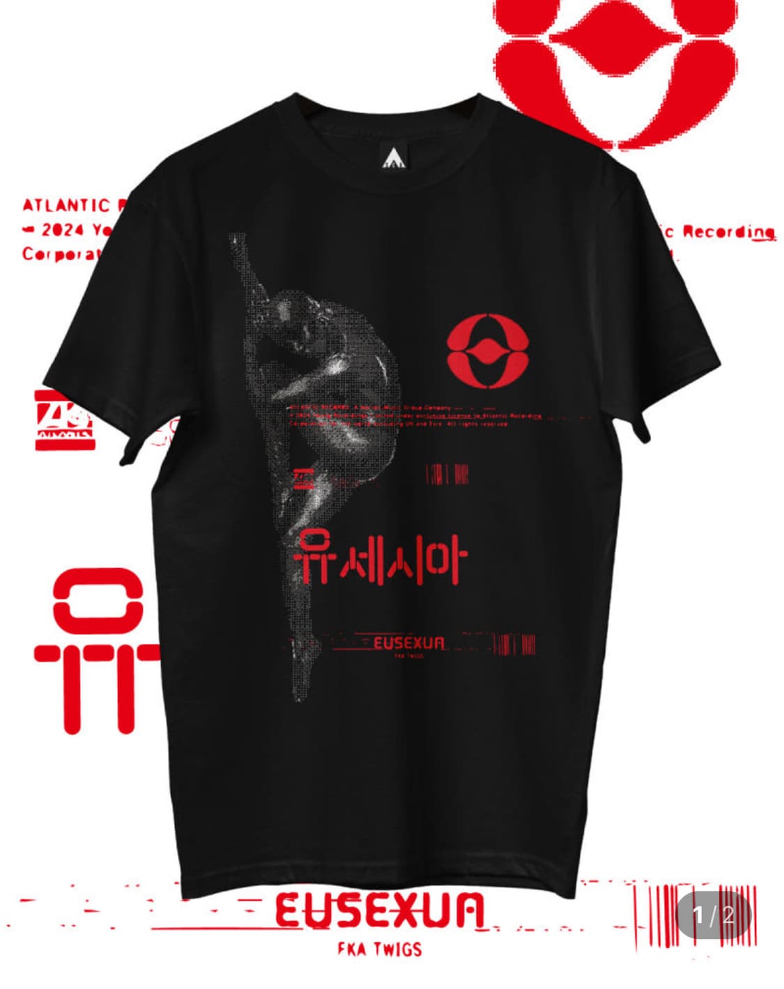 FKA twigs EUSEXUA seoul - SCR 리미티드 티셔츠 상품이미지1