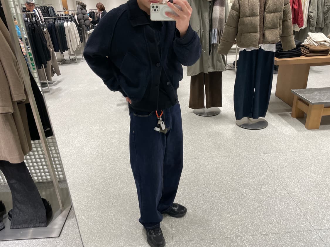 유니클로 와이드 스트레이트 진 32 상품이미지2