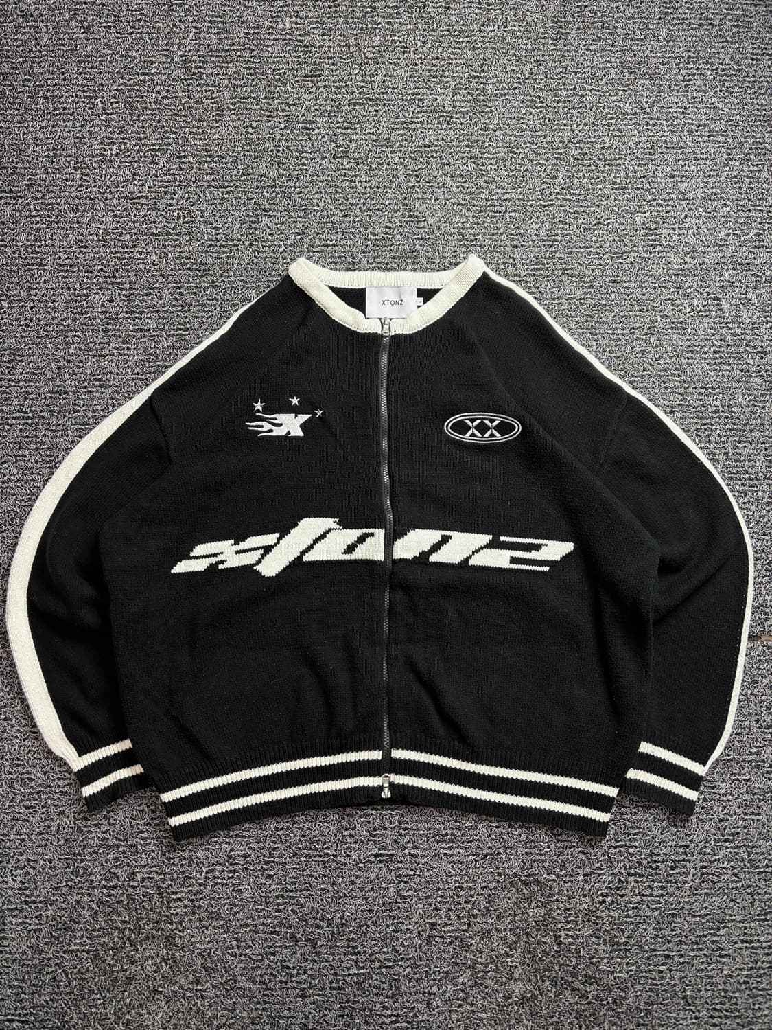 엑스톤즈 XTKO40 스포티 라운드 니트 집업 2413 상품이미지2