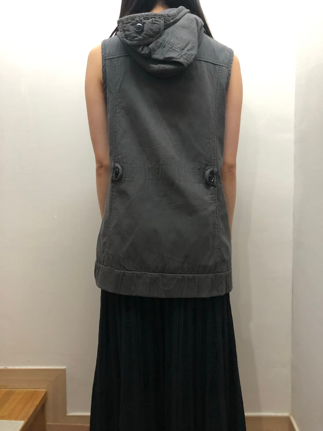 빈티지 그레이 버튼 베스트 상품이미지8