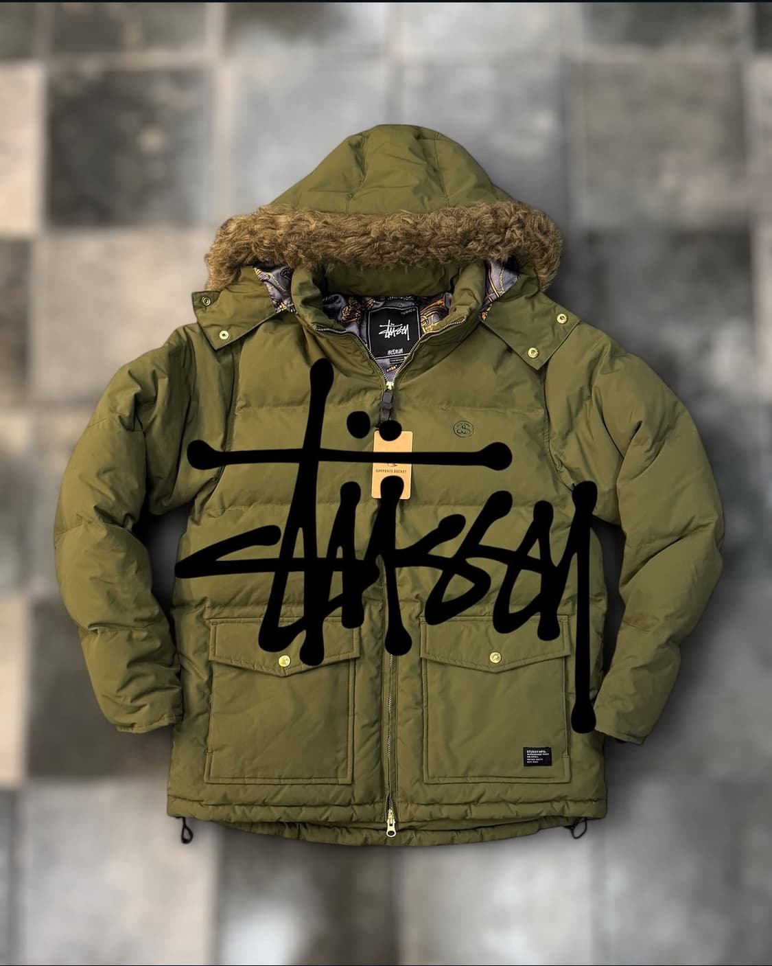 스투시 브라스 푸퍼 자켓 패딩 상품이미지1