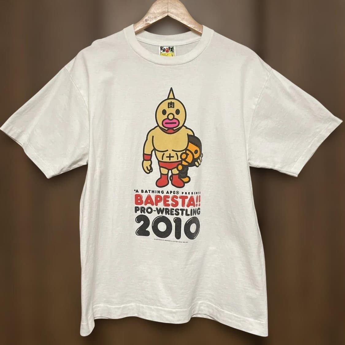 베이프 X 근육맨 베이페스타 프로레슬링 2010 티셔츠 상품이미지1