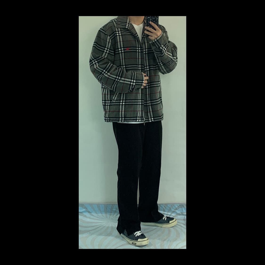 버버리 노바체크 울자켓(정품) 상품이미지3