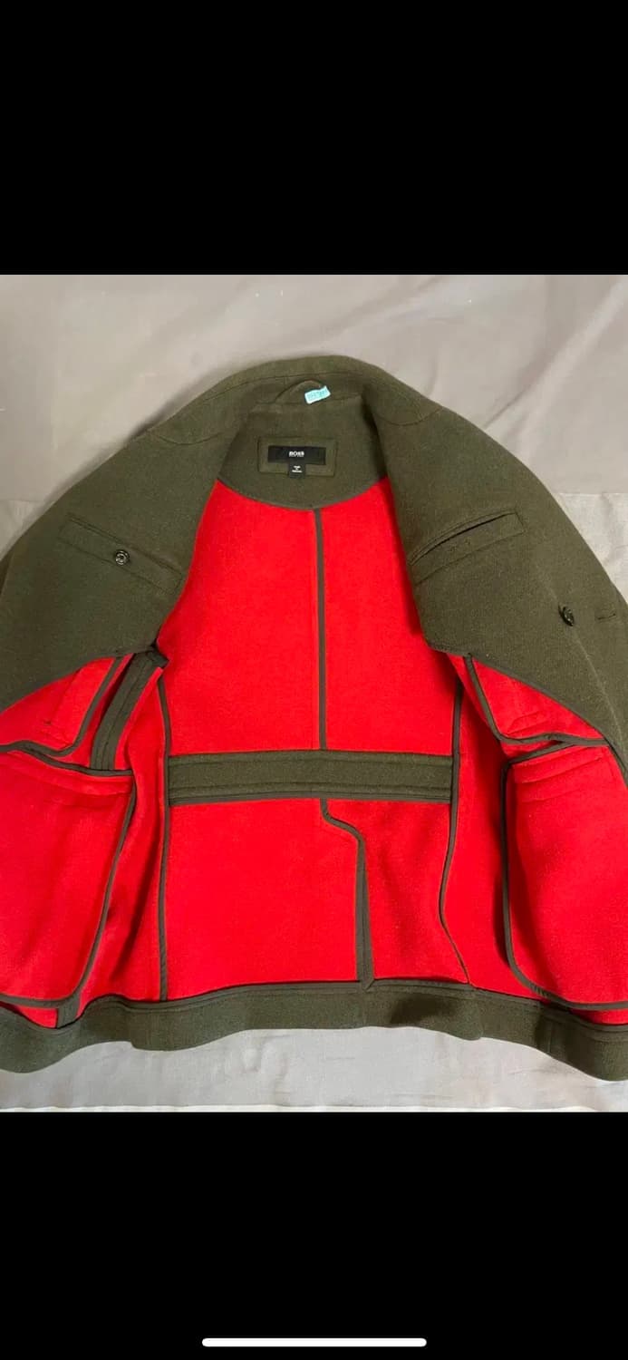 Hugo boss 남성 카키색 피코트 50 상품이미지3