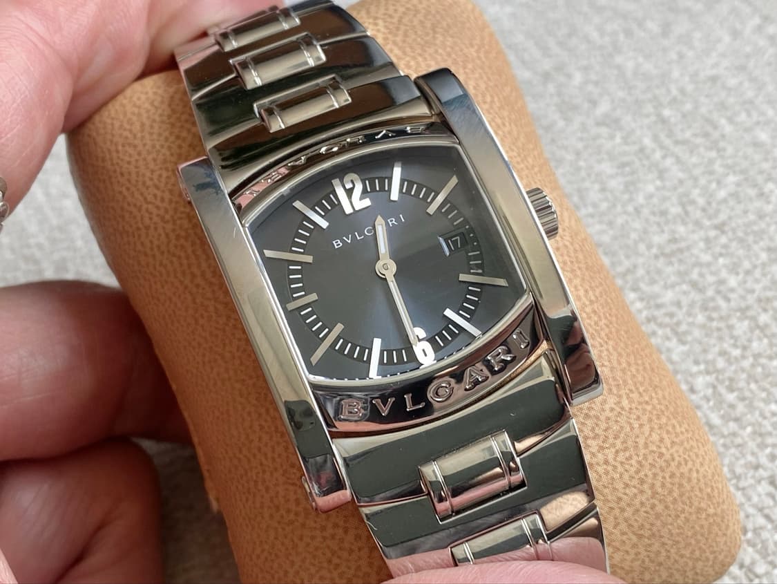 불가리 아시오마 AA39S 39mm 쿼츠 중형 사이즈 스틸(남녀공용) 상품이미지1