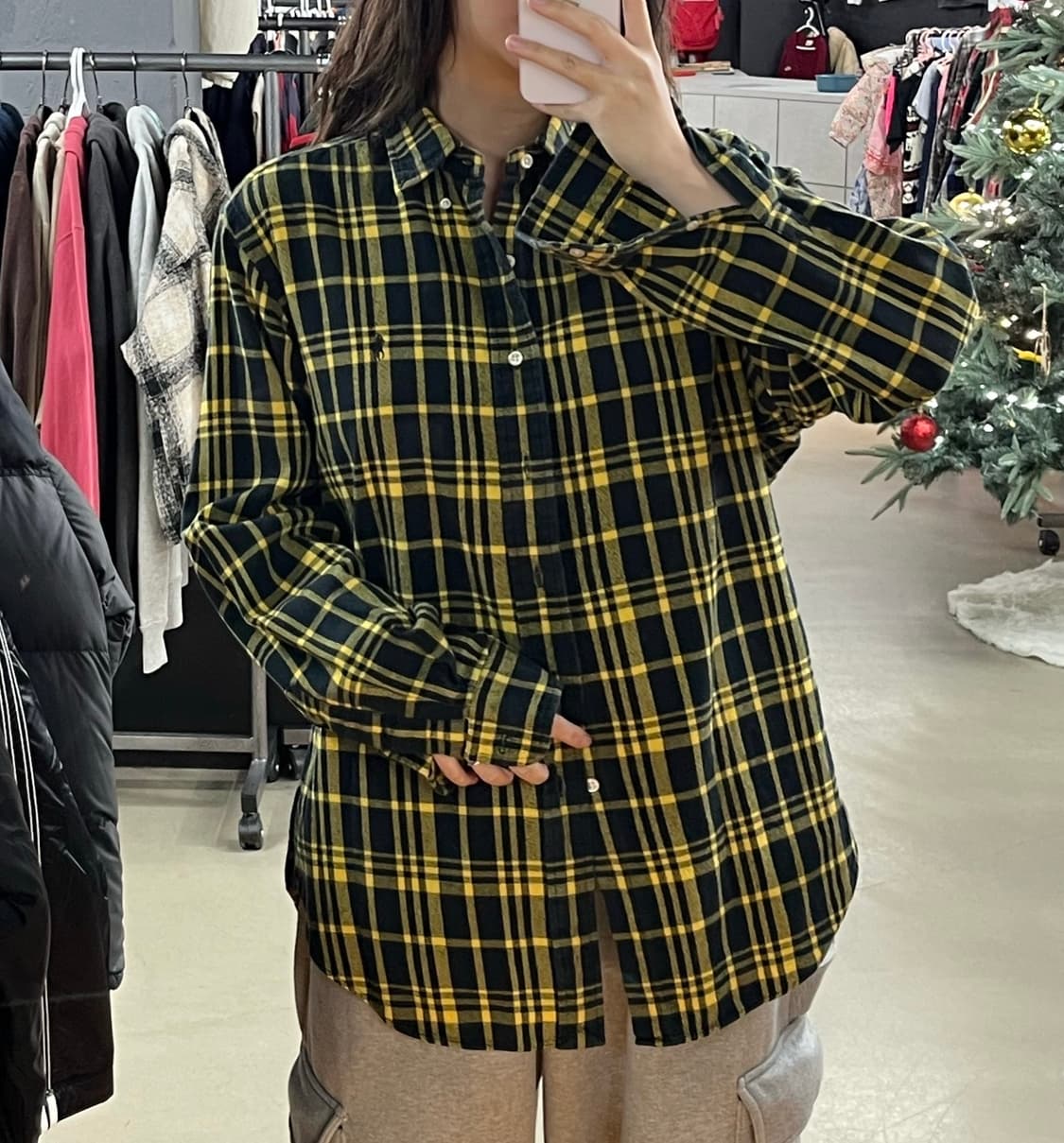 폴로 체크 셔츠 상품이미지1