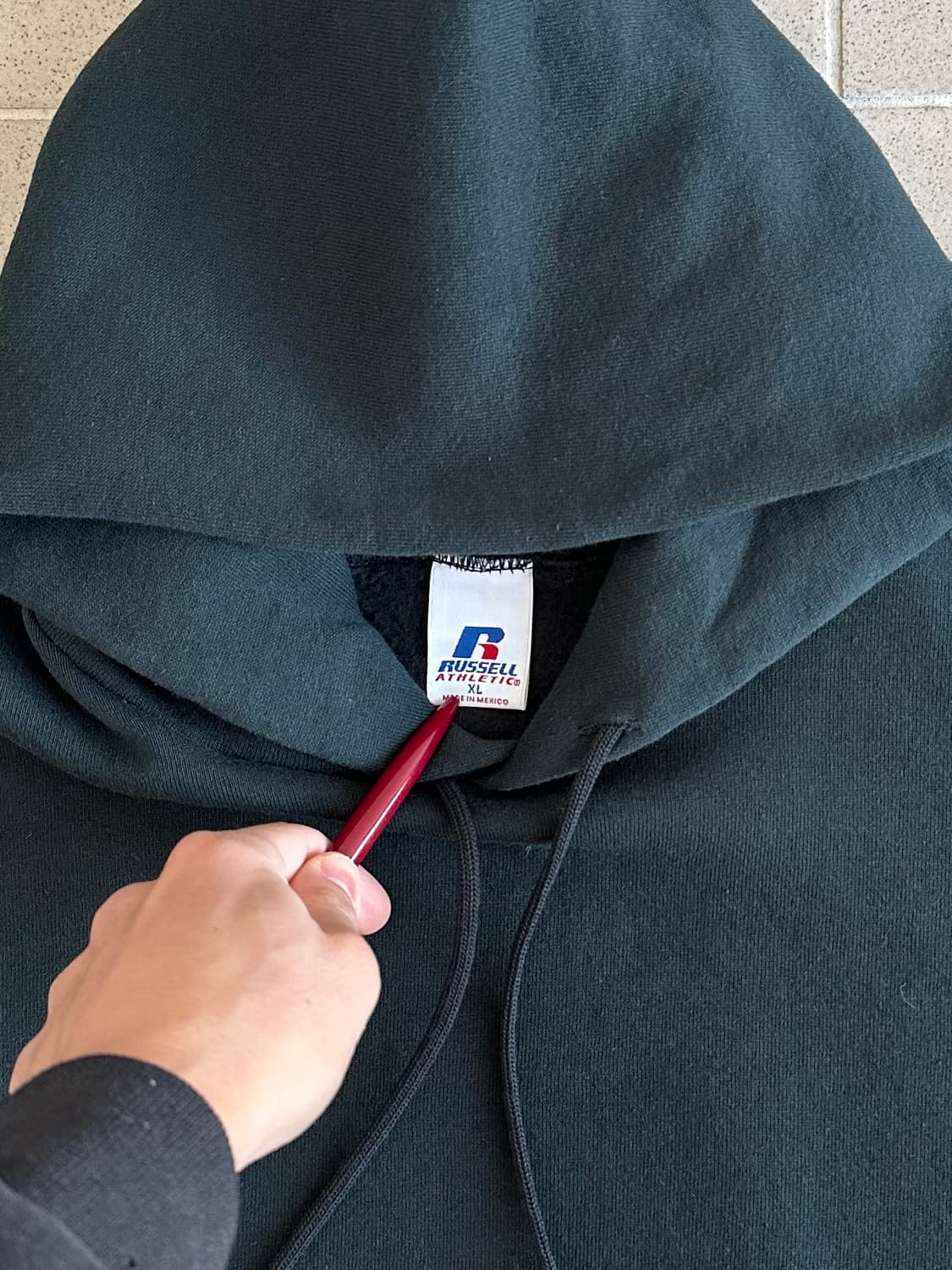 00s 빈티지 러셀 후드 XL 상품이미지7