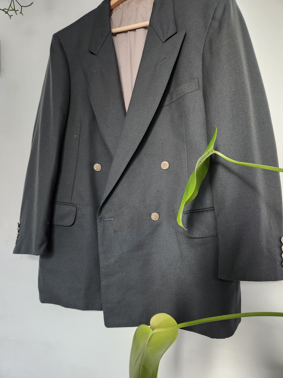 90s 버버리 타스마니아 울 더블 브레스티드 재킷 상품이미지3