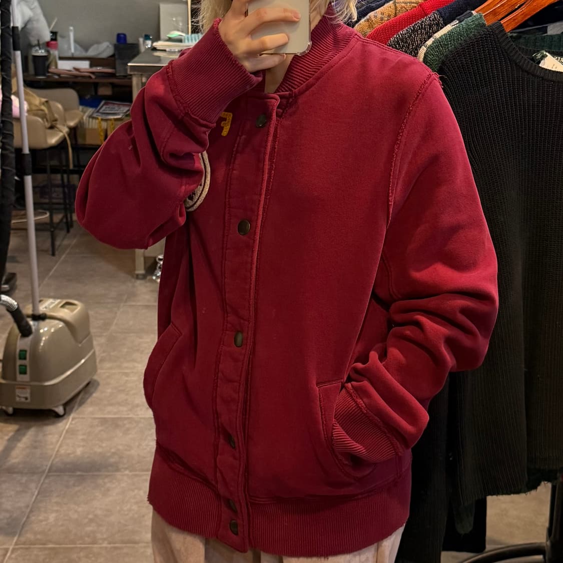 [NO.9] 버건디 스타디움 자켓 상품이미지4