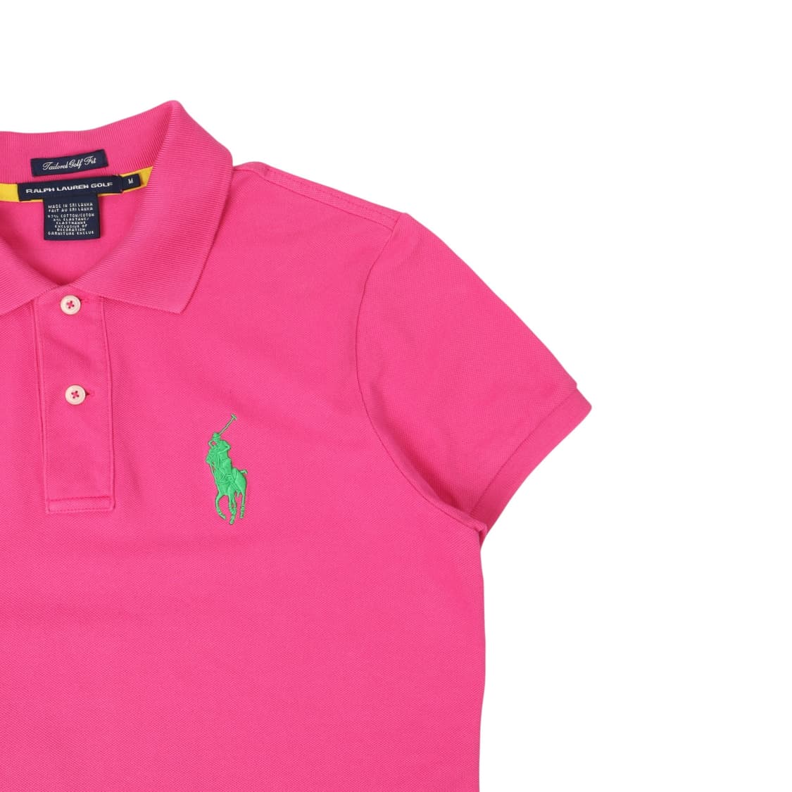 폴로 랄프로렌 핑크 그린 빅포니 pk 티셔츠 상품이미지3