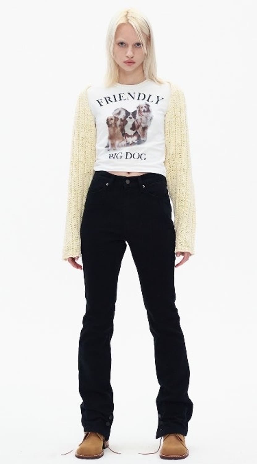 Theopen Product 더오픈프로덕트 빅도그 big dog 크롭티 상품이미지2