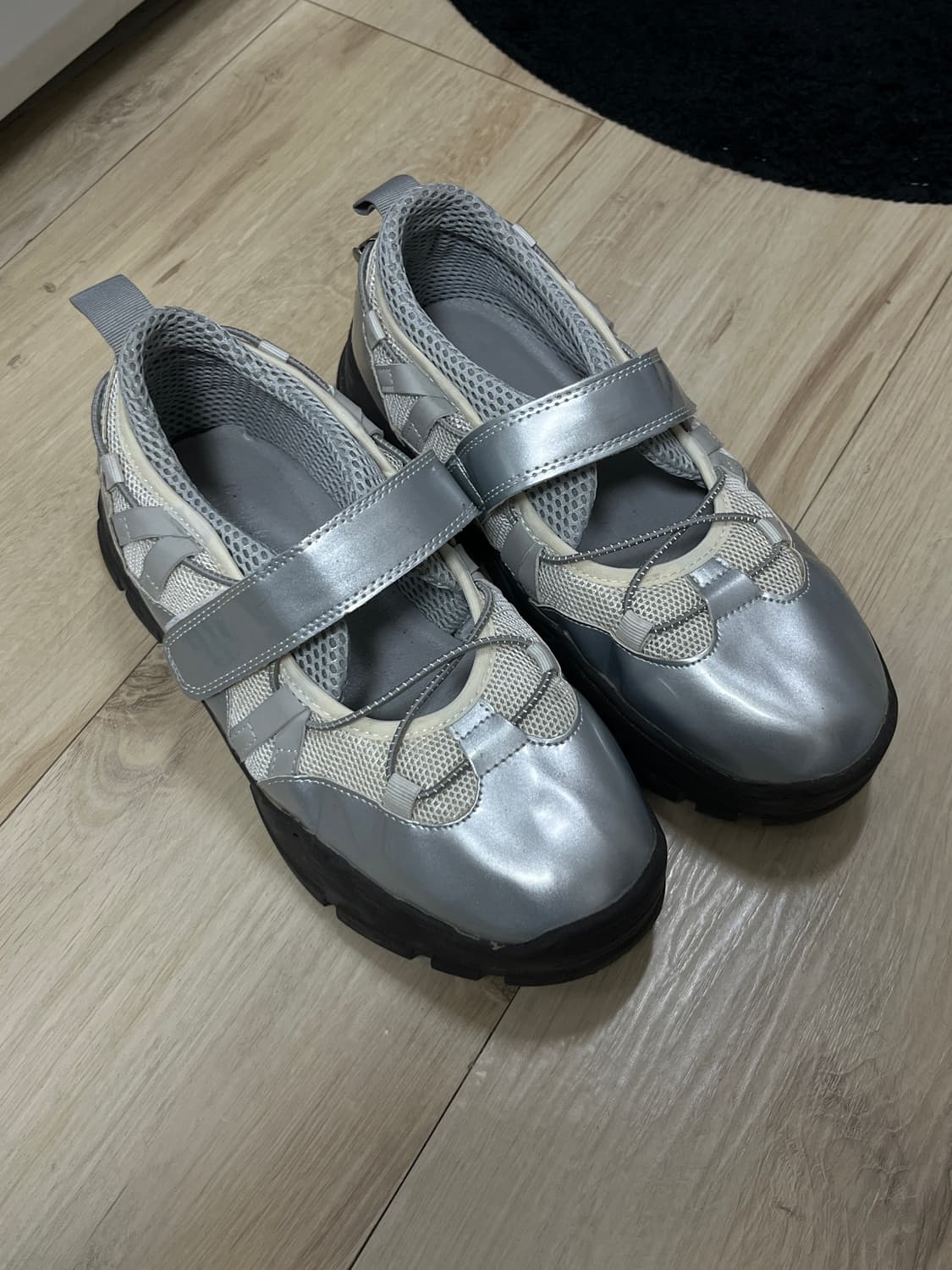 락피쉬웨더웨어 브린 벨크로 스니커즈 매쉬 실버 250 상품이미지1