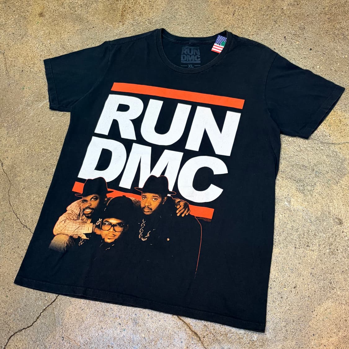 미국 빈티지 RUN DMC 공식굿즈 힙합 반팔티 상품이미지2