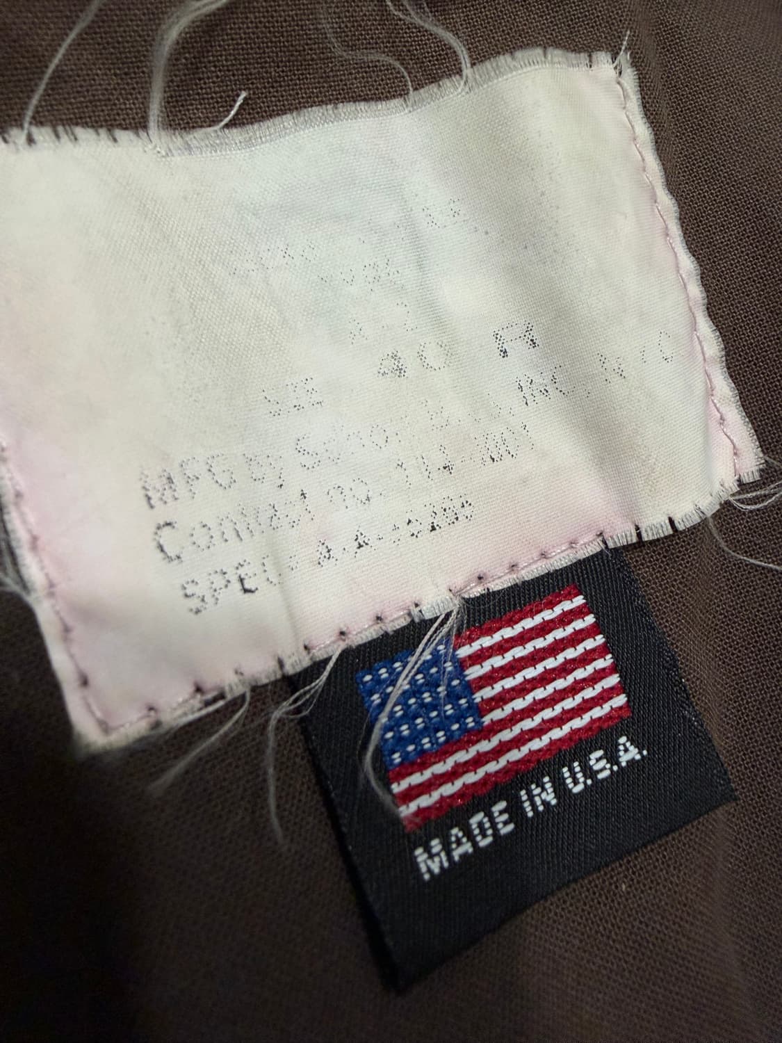 90s USA 쇼트 A2 레더자켓 상품이미지8