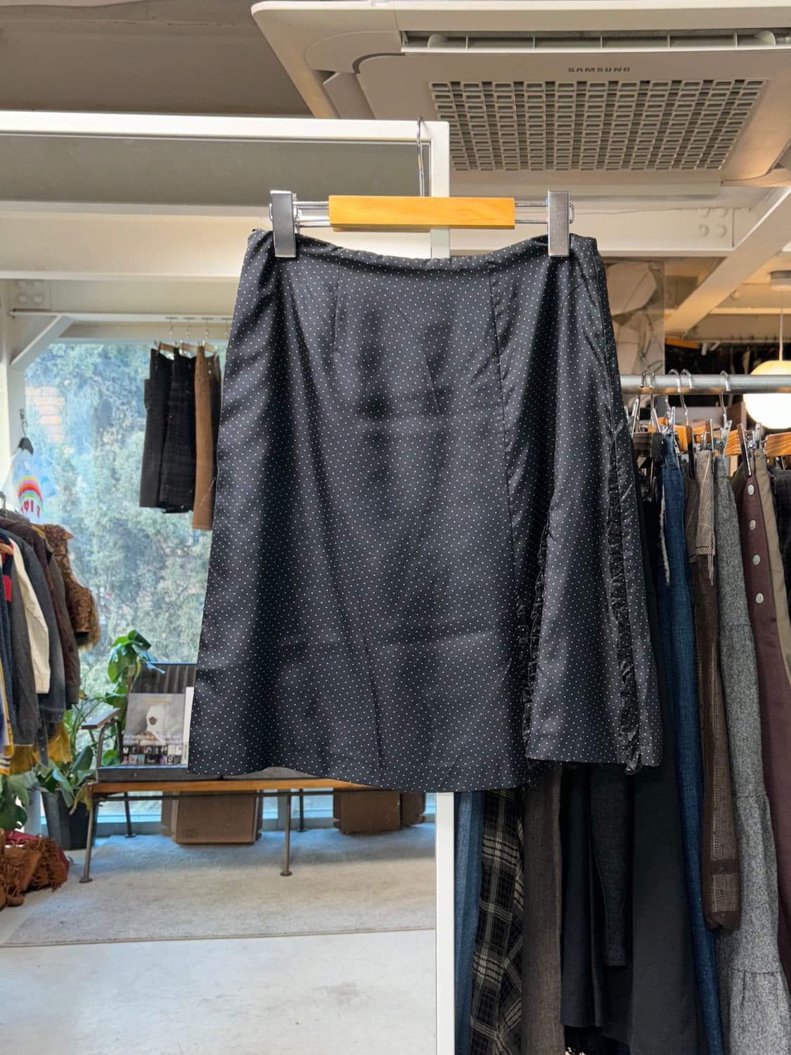 스포츠막스 도트 실크 스커트 상품이미지2