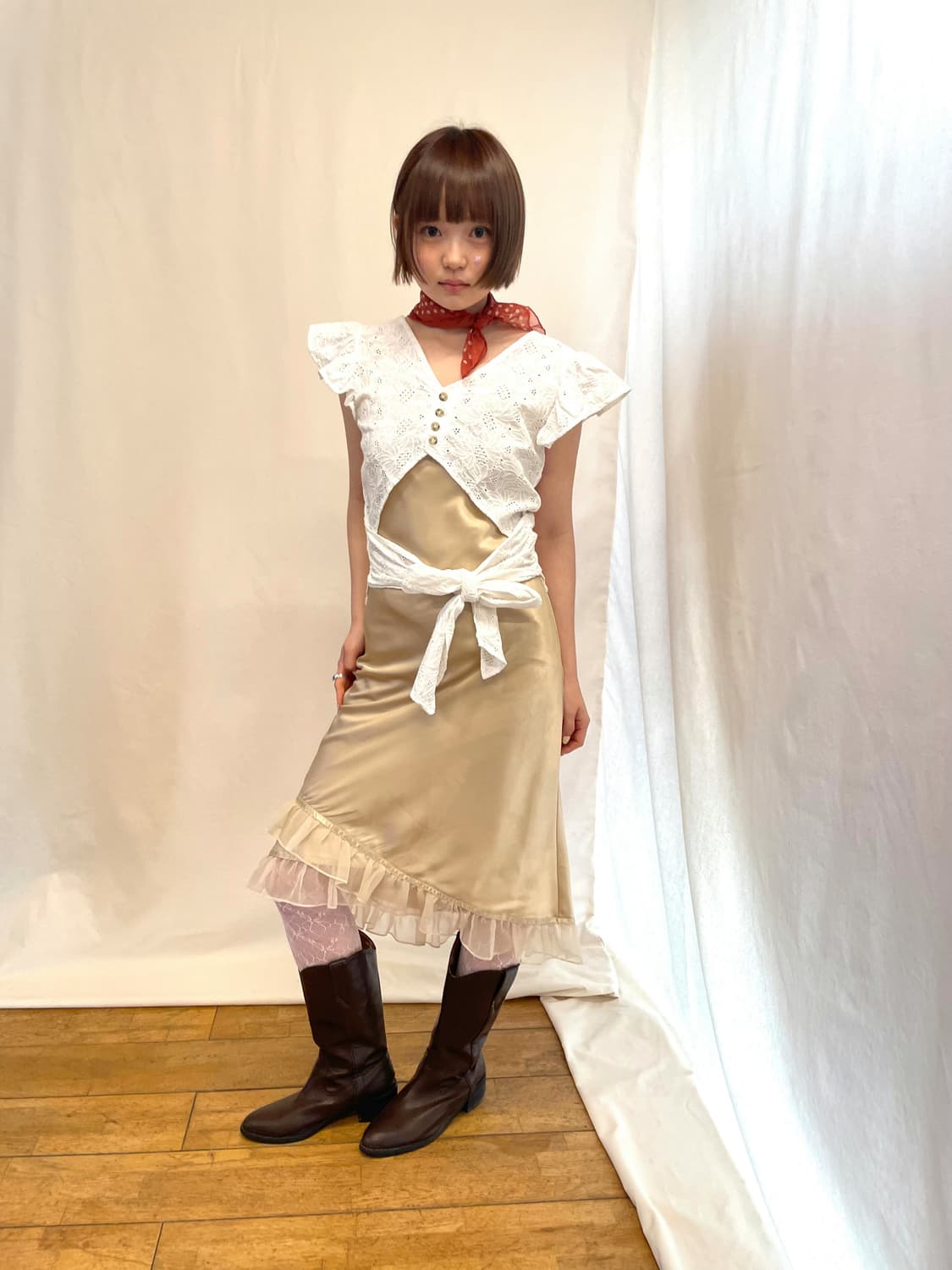 ribbon vest 상품이미지3