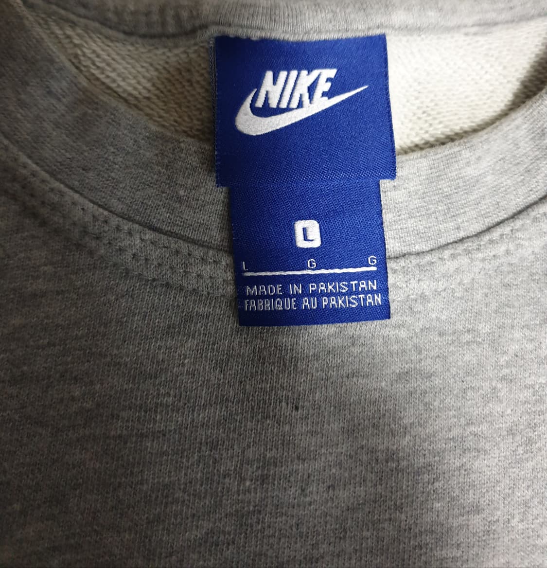 나이키 NSW 스우시 크루클럽 맨투맨 그레이 (L) 상품이미지2