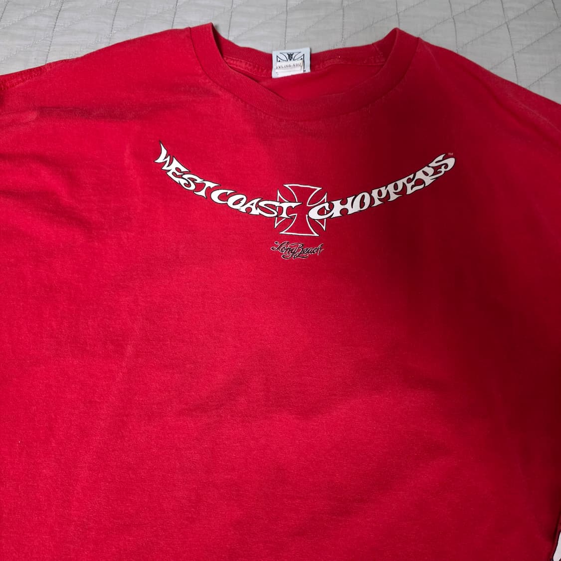 [2XL] 빈티지 WCC 웨스트 코스트 차퍼스 라이더 티셔츠 레드 상품이미지8