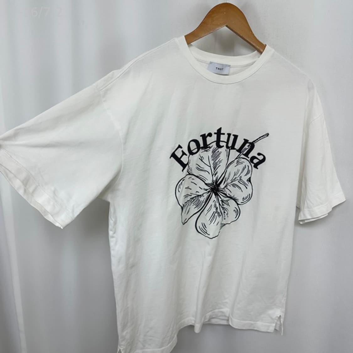 
TNGY 남자 면100% 반팔티 화이트 100 /퀸 상품이미지3