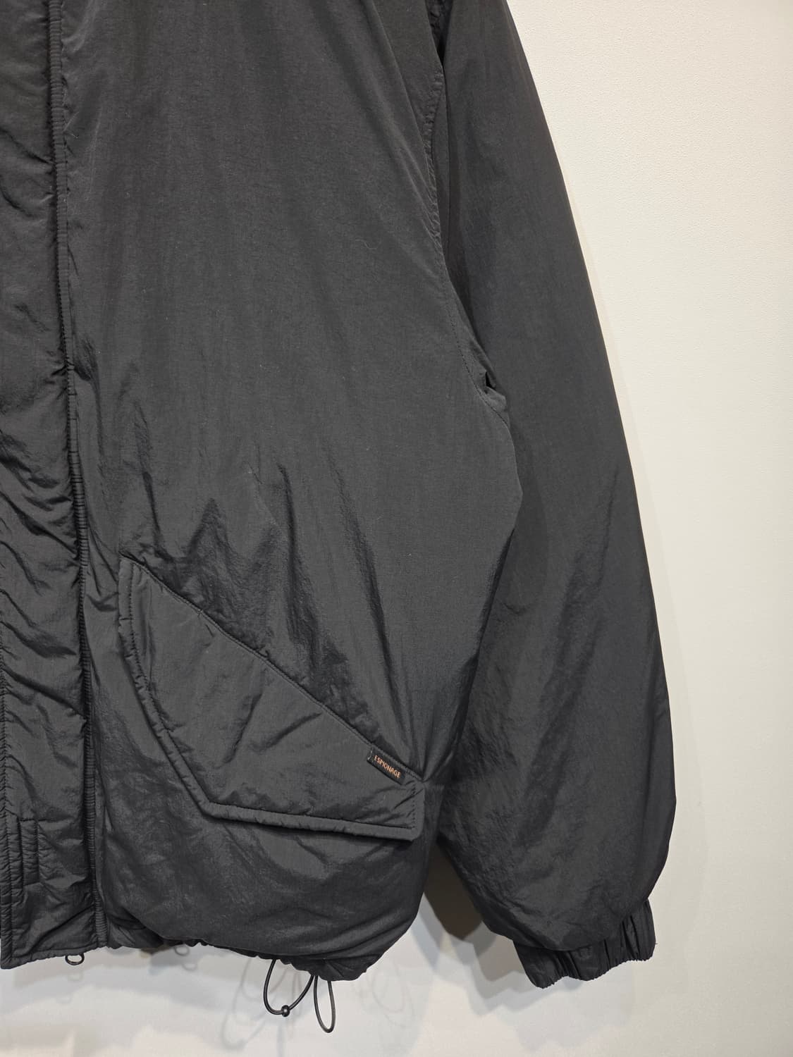 에스피오나지(ESPIONAGE) 블랙 덕다운 숏패딩 자켓 상품이미지4