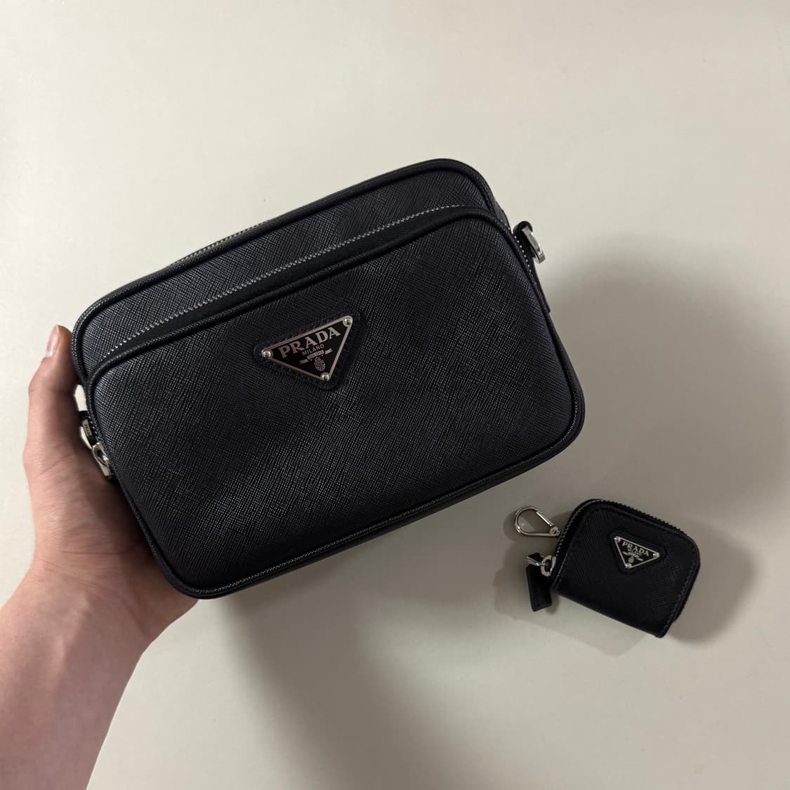 [백화점판/당일출고]프라다 사피아노 가죽 숄더백 / 크로스백 상품이미지5