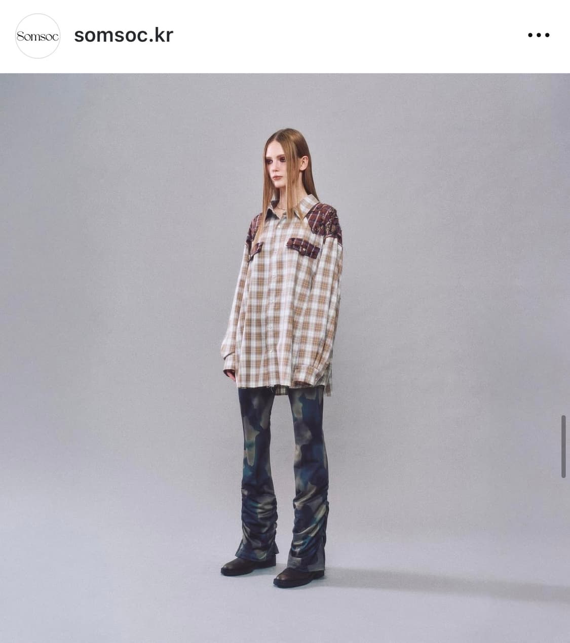 LUCY RAW - CUT WESTERN SHIRT_BEIGE 상품이미지4
