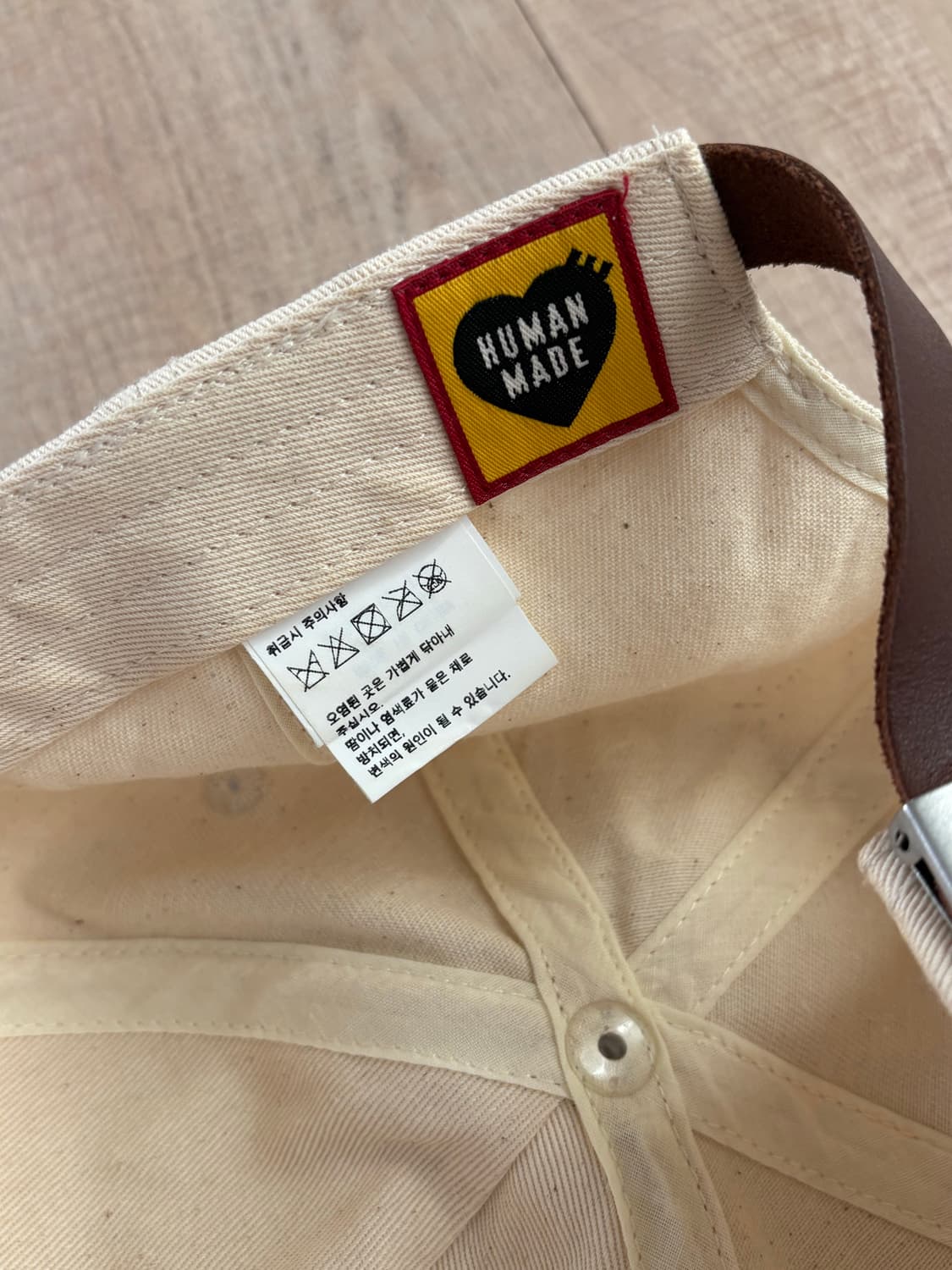 휴먼메이드 6-패널 트윌 캡 화이트 상품이미지6