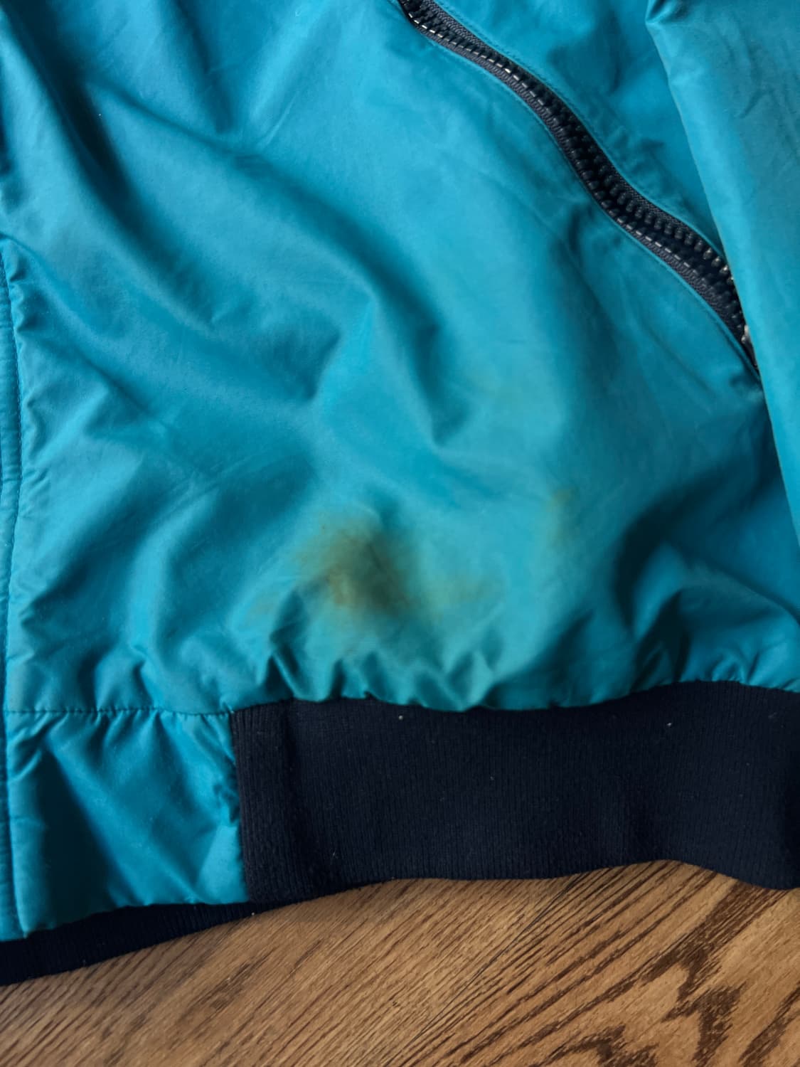 [XL]80's 파타고니아 USA 더티 나일론 쉘드 웜업 자켓 상품이미지5