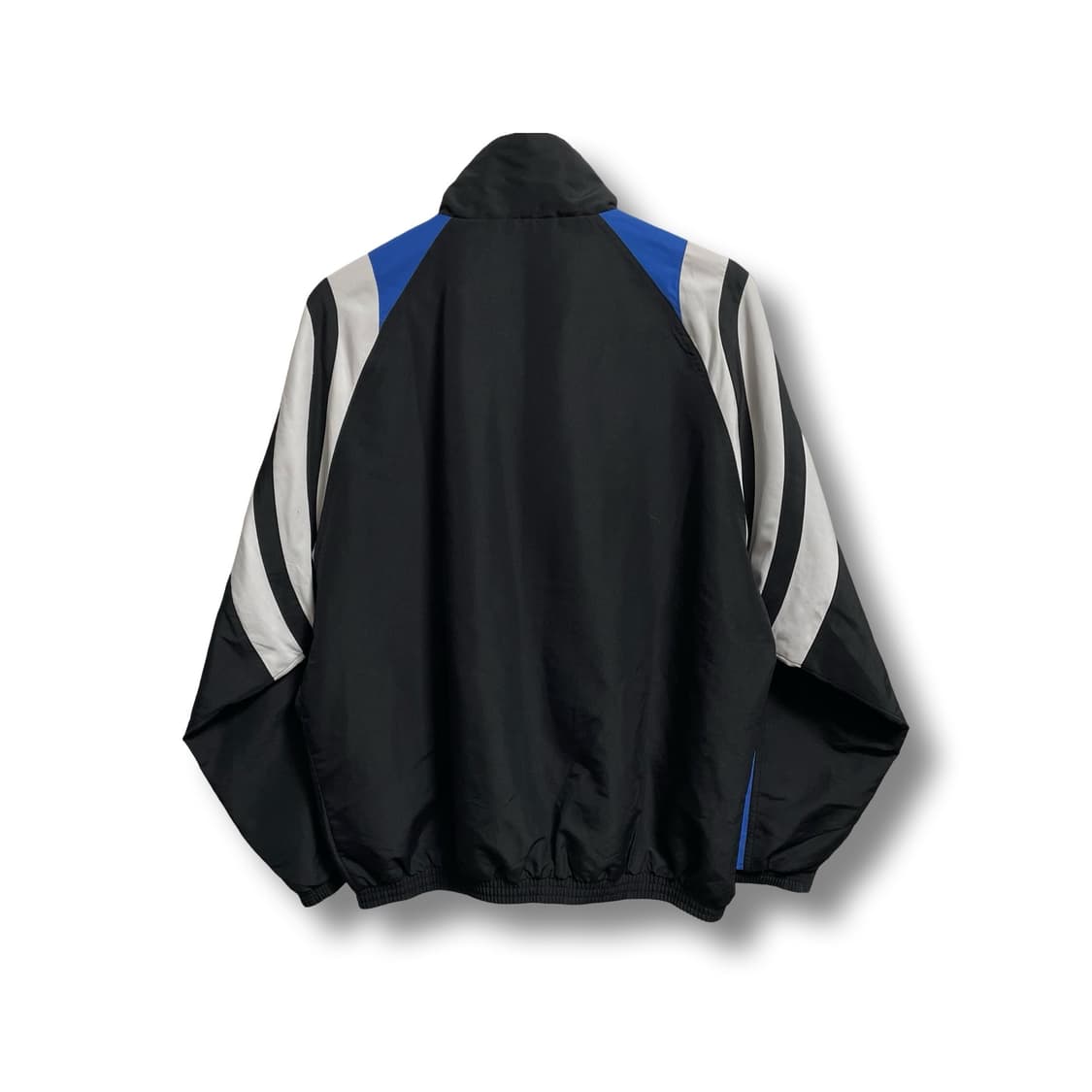 [L] 아디다스 빈티지 구형 오버핏 블랙/블루 바람막이 상품이미지4